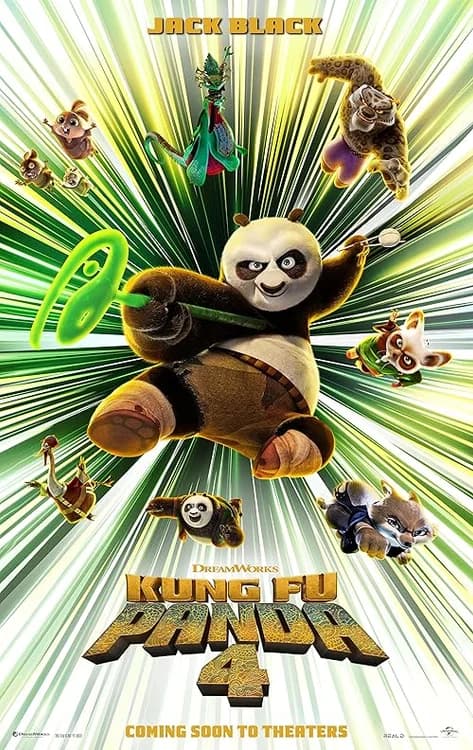 Kung Fu Panda 4 film posteri