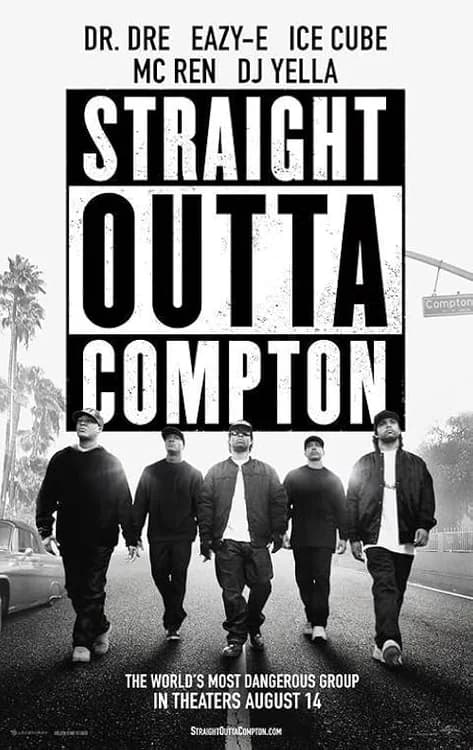 Straight Outta Compton film posteri
