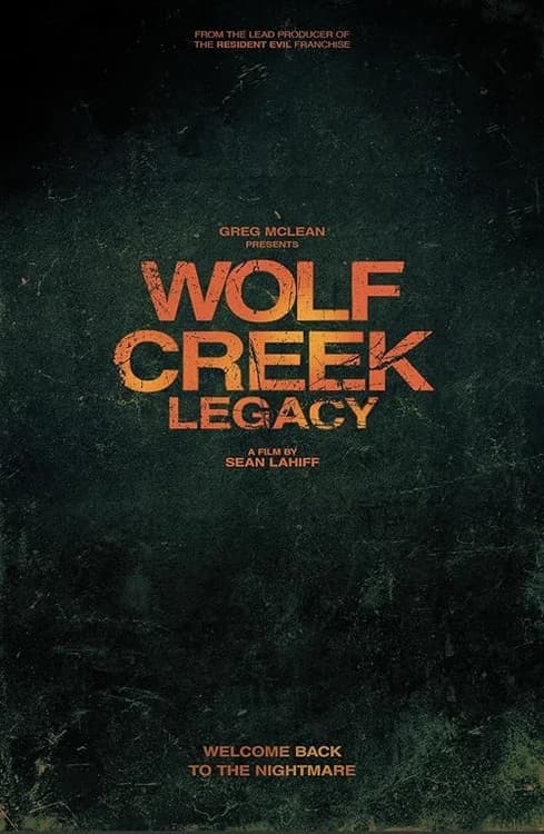 Wolf Creek: Legacy film posteri